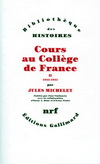 COURS AU COLLEGE DE FRANCE (1838-1851) T2