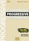 GRAMMAIRE PROGRESSIVE DU FRANCAIS DEBUTANT COMPLET 3ED + CD