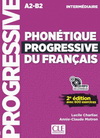 PHONETIQUE PROGRESSIVE DU FRANCAIS NIVEAU INTERMEDIAIRE + CD NE