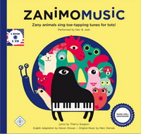 ZANIMOMUSIC EN ANGLAIS (1 LIVRE ET 1 CD)