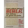 BIBLE DES LETTRES AU POINT DE CROIX 十字繡的字母聖經